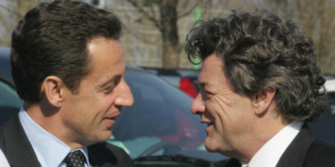 Jean-Louis Borloo et Nicolas Sarkozy, en 2007.
