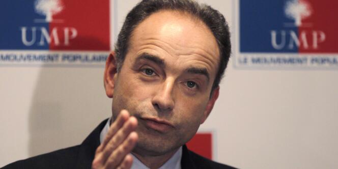 Jean-François Copé lors d'une conférence de presse à Paris, le 17 novembre 2010.