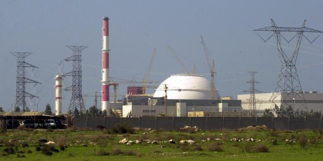 Vue du réacteur de Bouchehr en 2005.