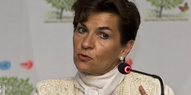 Christiana Figueres, la responsable climat des Nations unies, à Cancun, le 29 novembre 2010.