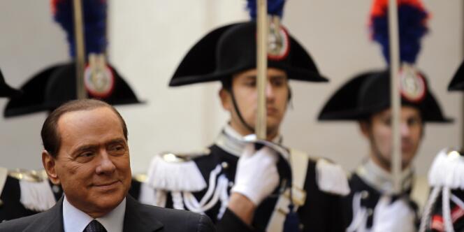 Le président du Conseil italien, Silvio Berlusconi, le 10 décembre.