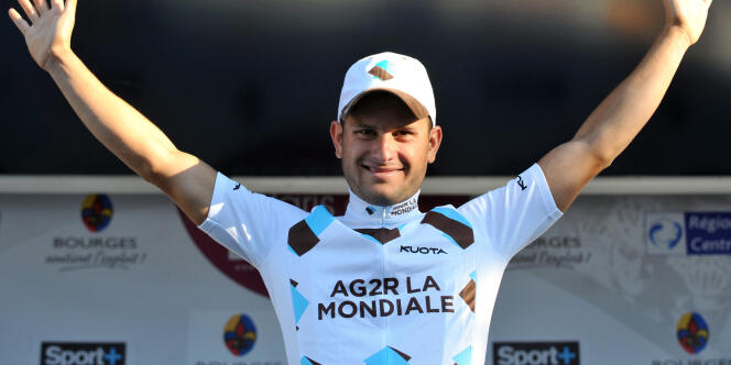 Anthony Ravard, coureur d'AG2R-La Mondiale, seule équipe française qualifiée pour le World Tour. 