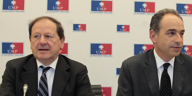 Hervé Novelli et Jean-François Copé, en novembre 2010.
