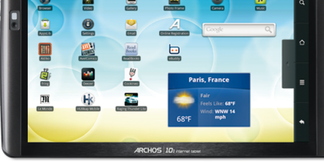 Une tablette tactile conçue par Archos.