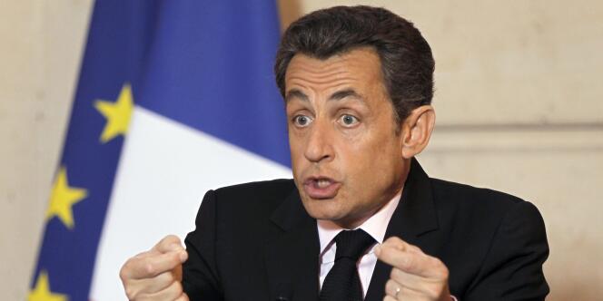 Nicolas Sarkozy, le 6 janvier 2011.