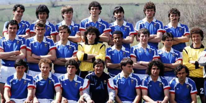 L'équipe de France 1986.