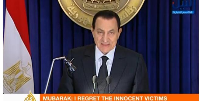 Hosni Moubarak a promis au peuple d'