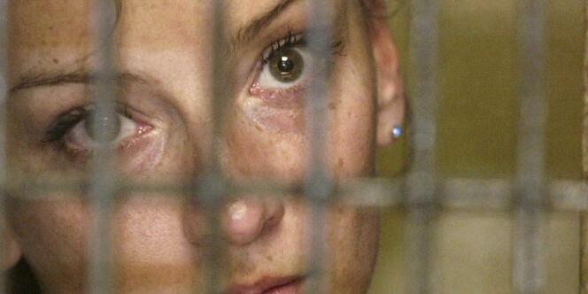 Florence Cassez, à Mexico, le 9 décembre 2005. La Française a été condamnée à soixante de prison.