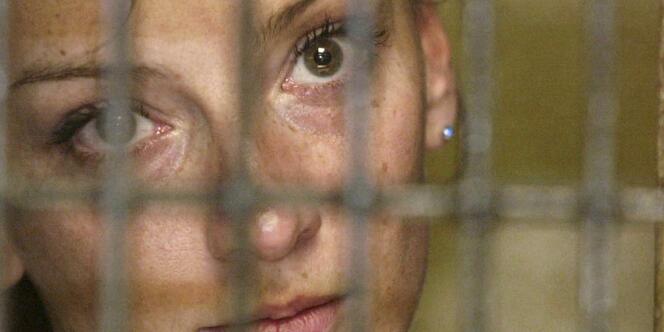 Florence Cassez, le 9 décembre 2005, à Mexico. La Française a été condamnée en février 2011 à soixante de prison.