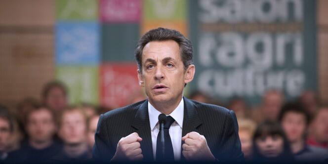 Nicolas Sarkozy, le 19 février.