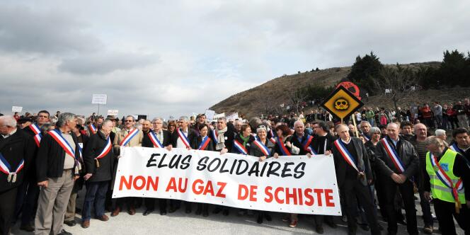L'Ardèche est l'un des premiers départements à s'être mobilisé contre l'exploitation du gaz de schiste. 