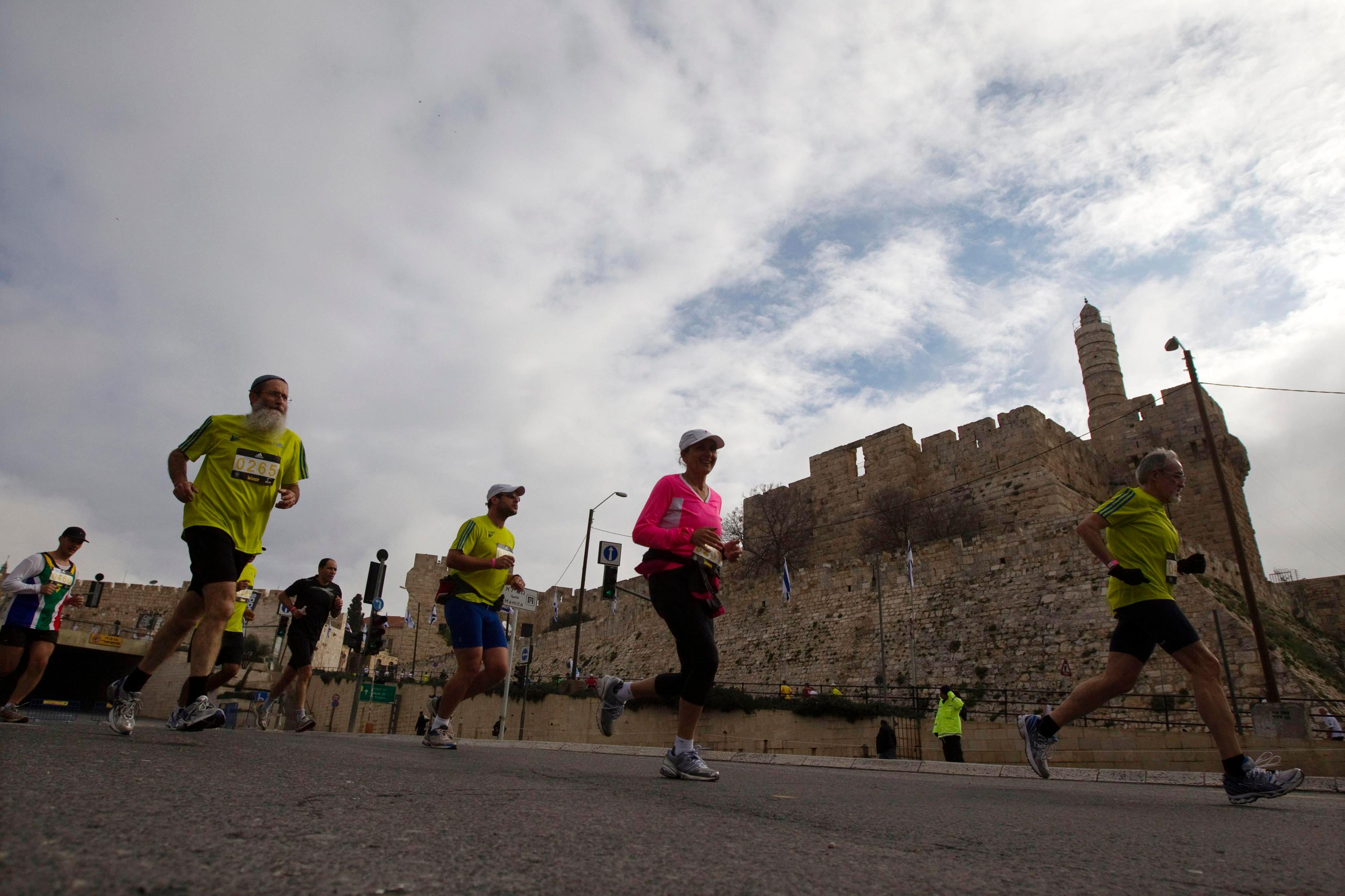 Jérusalem accueille le premier marathon international de son histoire