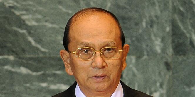 Le président birman Thein Sein, en septembre 2009.