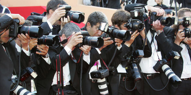 Chaque année, photographes et journalistes envahissent la Croisette à Cannes.