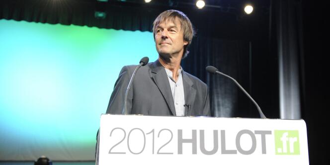  Nicolas Hulot a annoncé sa candidature à la présidentielle de 2012 mercredi 13 avril à Sevran.