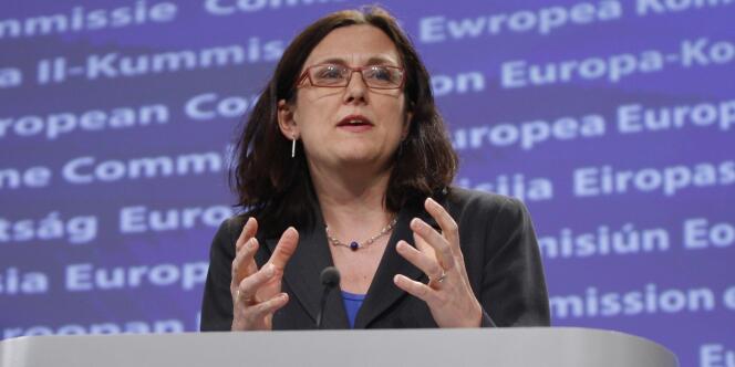 Cecilia Malmström, la commissaire européenne chargée des affaires intérieures, en 2011 à Bruxelles.