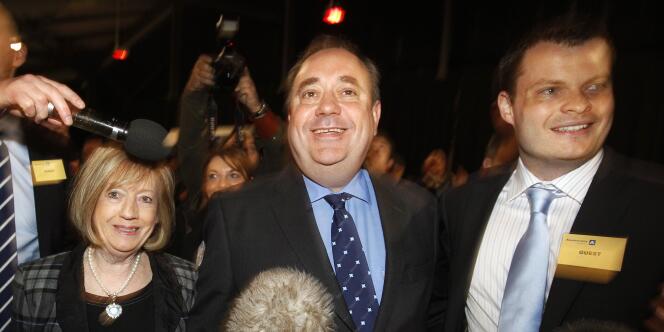 Le chef du SNP et premier ministre écossais sortant Alex Salmond.