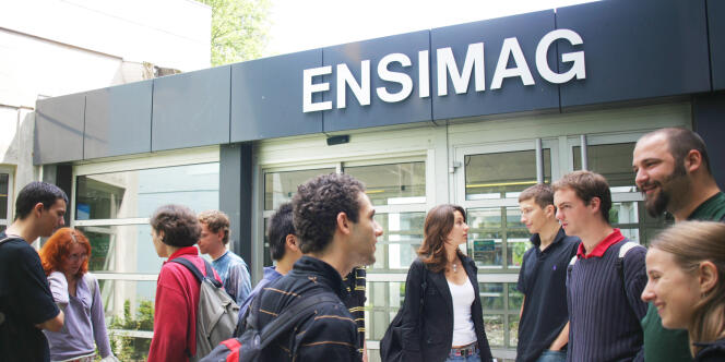 Des étudiants de la prestigieuse école d'ingénieurs Ensimag, à Grenoble.