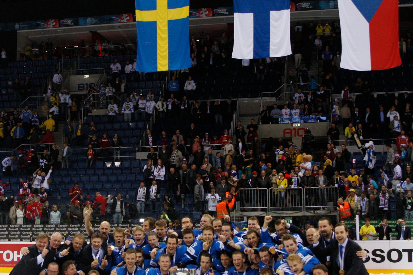 La Finlande, championne du monde de hockey sur glace