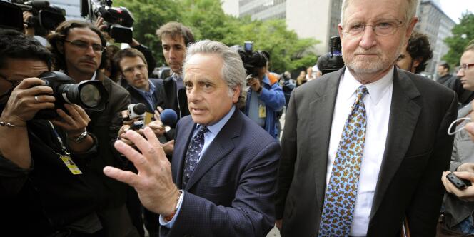 Benjamin Brafman, un des avocats de M. Strauss-Kahn, arrive au tribunal de Manhattan, dimanche 15 mai.