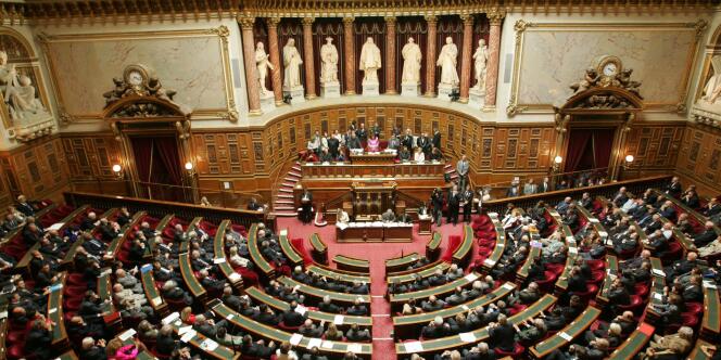 Vue générale du Sénat à Paris en octobre 2004.