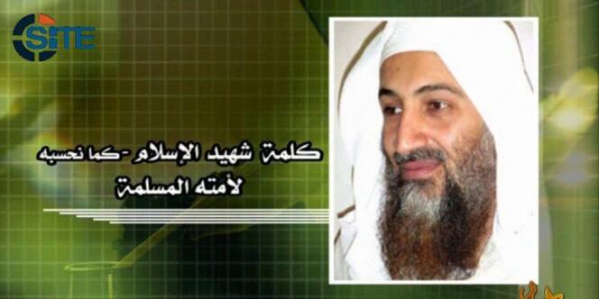Image d'Oussama Ben Laden diffusée dans le message, mis en ligne sur les forums djihadistes.