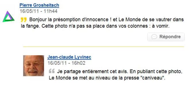 Extraits de commentaires sur Le Monde.fr.