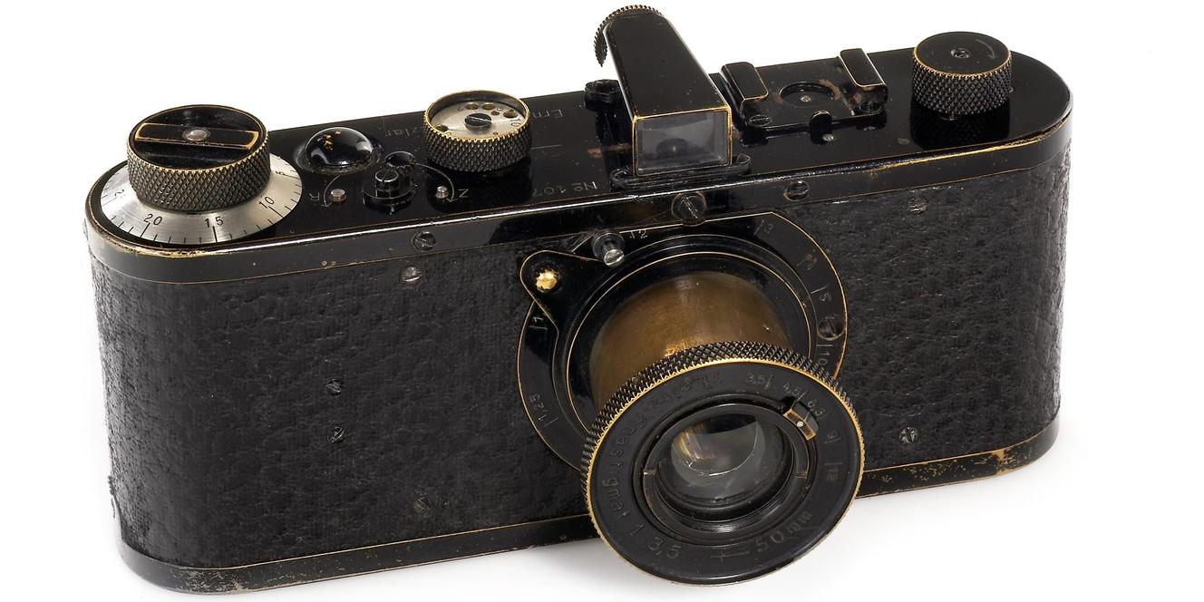 Appareil photo très ancien cuir noir LOT