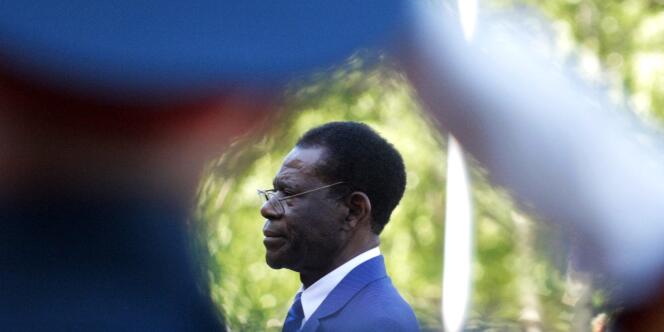 Teodoro Obiang Nguema, président de la Guinée équatoriale.