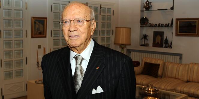 Le premier ministre tunisien, Béji Caïd Essebsi, à Tunis, mardi 1er mars.