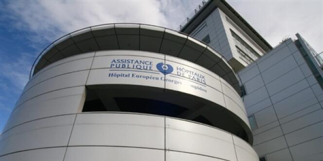 L'hôpital européen Georges-Pompidou, dans le XVe arrondissement de Paris, en 2009.