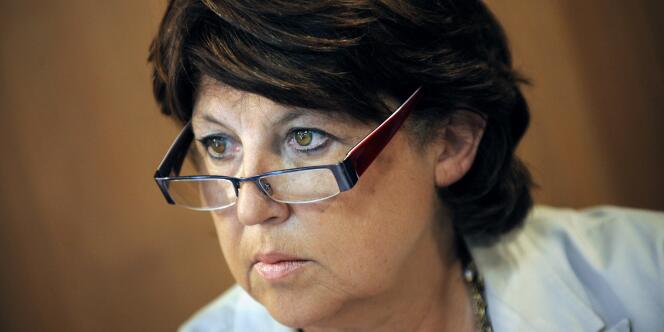 Martine Aubry, candidate à la primaire socialiste.