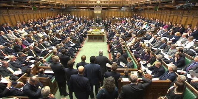 La Chambre des Communes britannique, en juillet 2011.