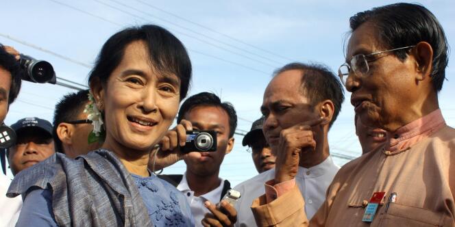 L'opposante birmane Aung San Suu Kyi, le 14 août.