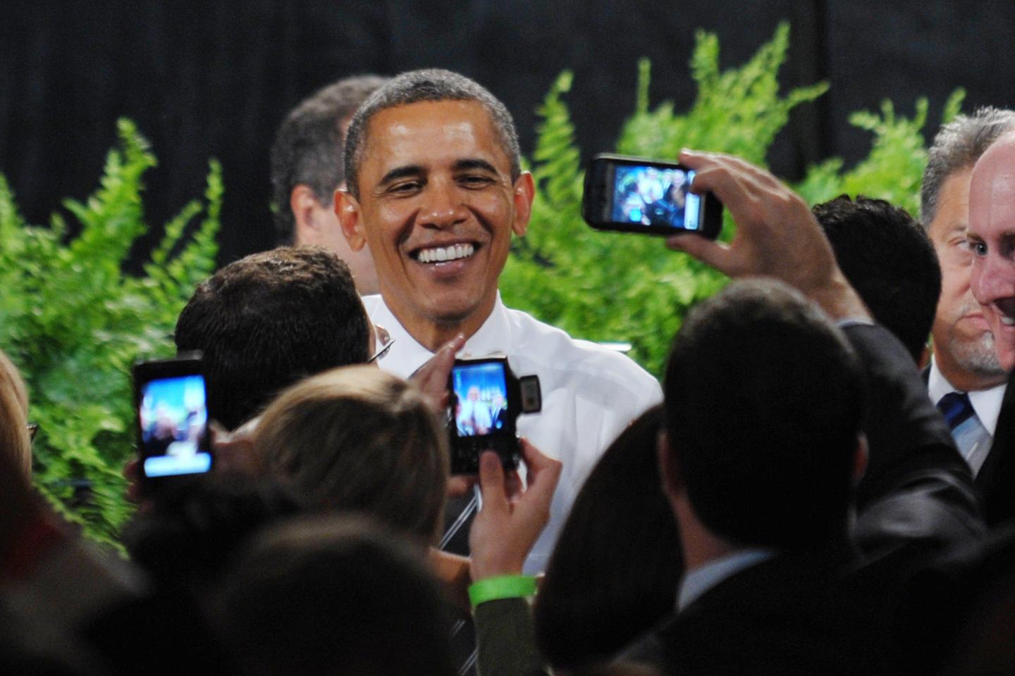 Barack Obama en campagne sur la côte Ouest pour sa réélection