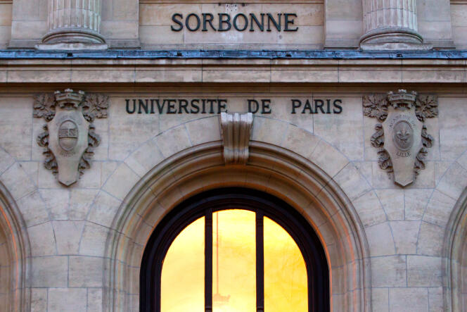 L'université de la Sorbonne, le 26 janvier 2011.