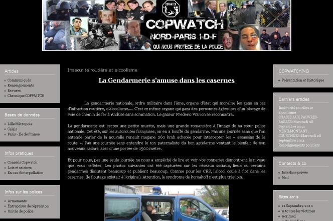 Le site Copwatch Nord-Paris-IDF s'est donné pour mission de révéler les abus, la corruption et les violences policières, sans hésiter à montrer les visages des agents.