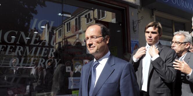 François Hollande est en campagne à travers la France quelques jours avant la primaire socialiste. 