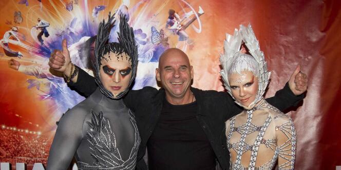Le fondateur du Cirque du Soleil, Guy Laliberté, lors de la première du spectacle sur Michael Jackson à Montréal, le 2 octobre 2011.