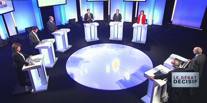 Le troisième débat entre les candidats à la primaire, le 5 octobre 2011.