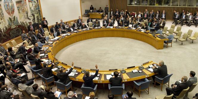 Le Conseil de sécurité des Nations unies, ici en octobre 2011.