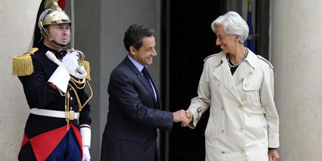 Christine Lagarde a été reçue à l'Elysée, samedi 8 octobre.