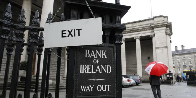 Le siège de la Banque d'Irlande à Dublin, en novembre 2010.