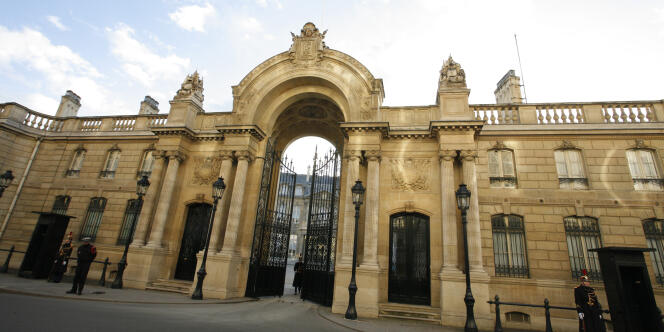 Le palais de l'Elysée, à Paris.