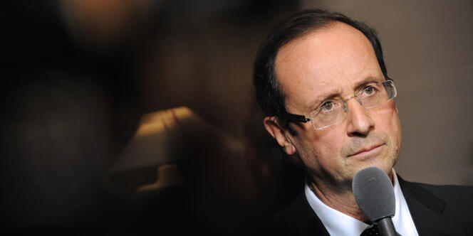 François Hollande, le 20 mars, à Tulle.