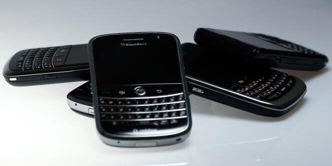Des terminaux BlackBerry.