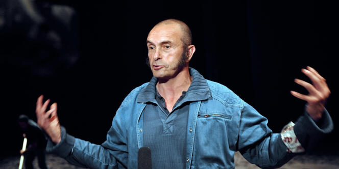Le créateur du théâtre équestre Zingaro, Bartabas, à Bruay-la-Buissière en mai 2011.