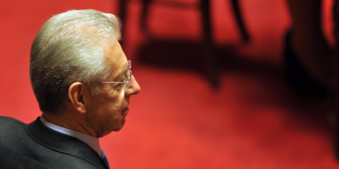 Le chef du gouvernement italien, Mario Monti, le 11 novembre 2011.