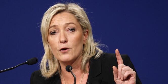 Marine Le Pen, le 19 novembre, à Paris.