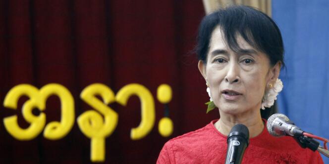 Aung San Suu Kyi, chef de file de l'opposition birmane.